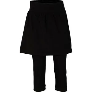 bonprix Capri-Leggings mit Rock aus elastischem Baumwoll-Mixschwarz 48Damen