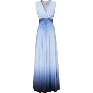 bonprix Jerseykleid mit Drapierungblau 48Damen