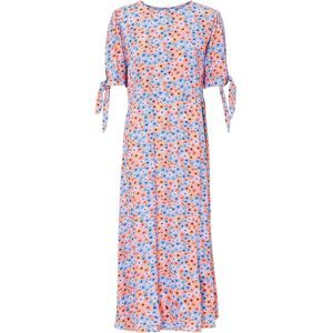 bonprix Midikleid aus reiner Viskoselila 38Damen