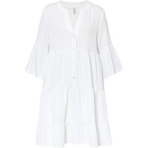 bonprix Tunika-Kleid aus reiner Baumwolleweiß 44Damen