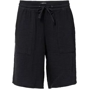 bonprix Schlupf-Bermuda aus Musselinschwarz 42Damen