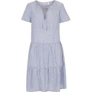bonprix Sommer-Tunika-Kleid aus reiner Baumwolleblau 44Damen