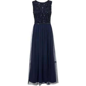 bonprix Maxikleid mit Paillettenstickereiblau 52Damen