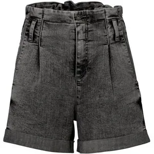 bonprix Paperbag Jeans-Shortsschwarz 38Damen