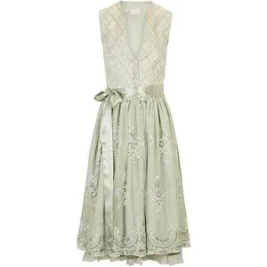 bonprix Dirndl mit Jacquard und Stickerei (2-tlg.Set)grün 54Damen