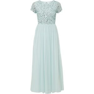 bonprix Maxikleid mit Paillettenstickereiblau 34Damen