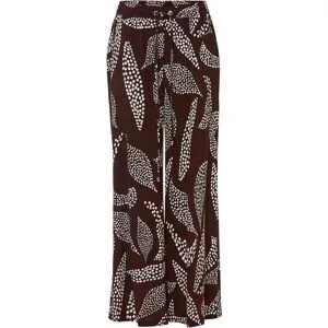 bonprix Marlenehose aus fließender Viskosebraun 38Damen