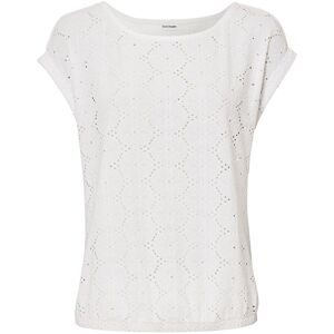 bonprix Shirt mit Lochstickereiweiß 40Damen