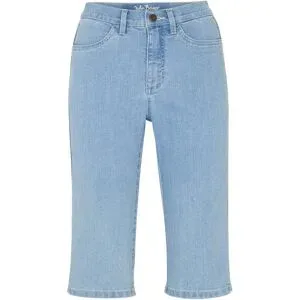 bonprix Jeans Bermuda Slim Fit High Waistblau 52Damen