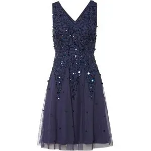 bonprix Mini-Paillettenkleidblau 34Damen