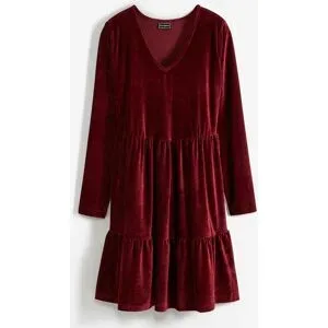 bonprix Minikleid aus Jersey Cordrot 40Damen