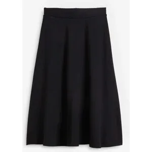 bonprix Midirock aus Punto di Romaschwarz 54Damen