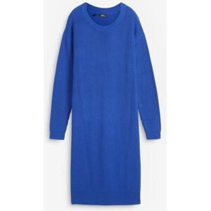 bonprix Strickkleid Oversize-Rippstrick, bequeme Passform, seitliche Schlitze