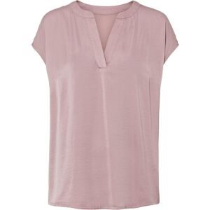 bonprix Lockere Satin-Kurzarmtunika mit überschnittenen Schulternrosa 52Damen