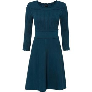 bonprix Strickkleid mit Ajourmusterpetrol 40Damen