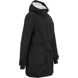 bonprix wasserdichte Funktions-Parka mit Teddyfleece in der Kapuzeschwarz 44Damen