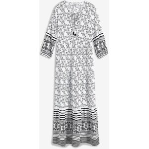 bonprix Maxikleid aus fließender Viskoseweiß 48Damen