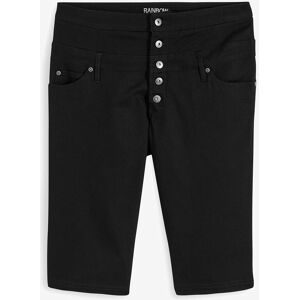 bonprix Bermuda aus elastischem Baumwoll-Mixschwarz 46Damen