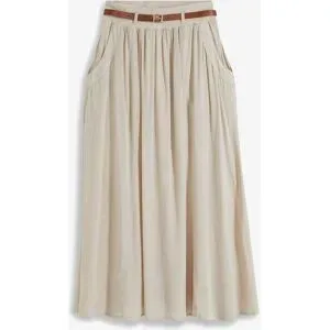 bonprix Maxirock aus fließender Viskose (2-tlg. Set)beige 40Damen
