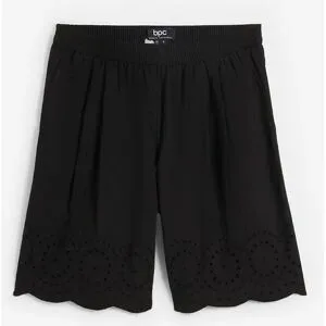 bonprix Schlupf-Shorts aus reiner Baumwolleschwarz 46Damen