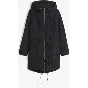 bonprix Leicht wattierter Mantel mit Tunnelzugschwarz 48Damen