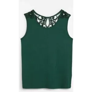 bonprix Top mit Spitzegrün 52Damen