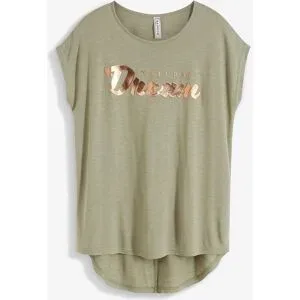 bonprix Longshirt aus Viskose-Mixgrün 48Damen