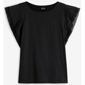 bonprix Shirt aus Baumwolleschwarz 52Damen