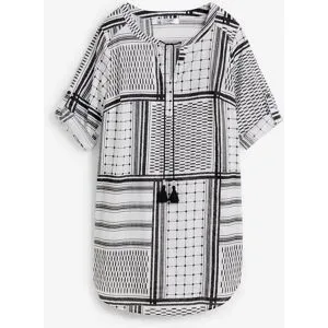 bonprix Long- Tunika aus reiner Baumwolle 44Damen