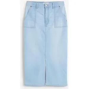 bonprix Jeansrock mit Schlitzblau 44Damen