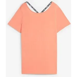 bonprix Langes Sport-Shirt mit Rückenausschnittorange 36Damen