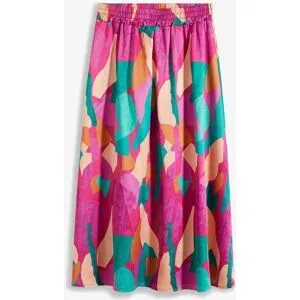 bonprix bedruckter Satin-Rockpink 48Damen