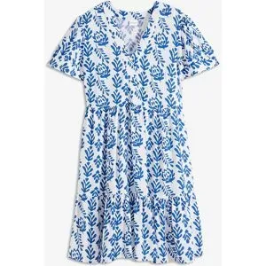 bonprix Tunika-Kleid aus reiner Viskoseweiß 52Damen