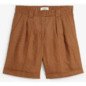 bonprix Bermudashorts aus reinem Leinenbraun 48Damen