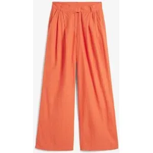 bonprix Palazzo-Hose mit Leinen, sehr weit geschnittenorange 48Damen