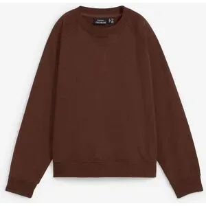 bonprix Oversize-Sweatshirt aus reiner schwerer Bio-Baumwollebraun 36Damen