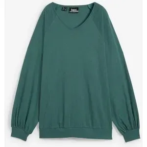 bonprix Oversize-Shirt aus reiner Baumwollegrün 52Damen
