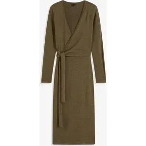 bonprix Midi-Strickkleidgrün 48Damen