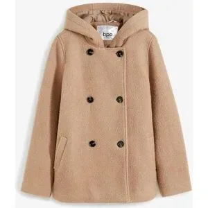 bonprix Cabanjacke aus kuscheligem Bouclébeige 38Damen