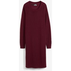 bonprix Strickkleid Oversize-Rippstrick, bequeme Passform, seitliche Schlitze