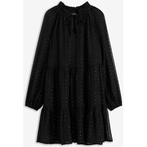 bonprix Tunika-Kleid mit Glitzereffektschwarz 40Damen