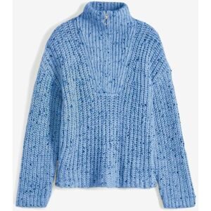 bonprix Troyer mit Wolleblau 52Damen