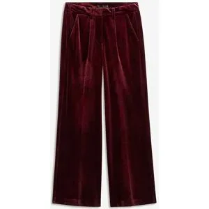 bonprix Hose aus softem Samtrot 52Damen