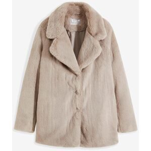 bonprix Fellimitat-Mantelgrau 42Damen