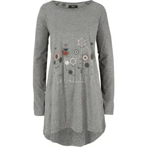 bonprix Longshirt A-Linien Passform, lange Ärmel, aus Baumwolle und Viskose