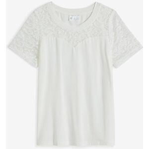 bonprix Shirt aus softer Viskoseweiß 36Damen