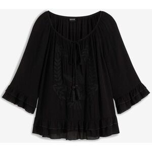 bonprix Tunika aus softer Viskoseschwarz 36Damen
