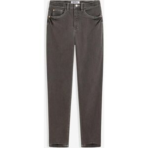 bonprix Mom Jeans High Waist, Stretchgrau 42Damen