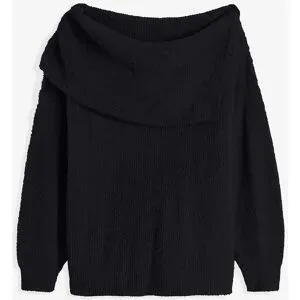bonprix Strickpullover mit einseitigem Off‑Shoulder‑Ausschnitt, lässige Passform