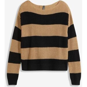 bonprix Strickpullover mit hohem Baumwollanteil, mit U-Boot Ausschnitt, bequem